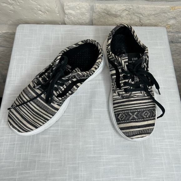 Vans off the Wall IS02 Cancun Multi Sneakers Womens 8.5 - Picture 4 of 10